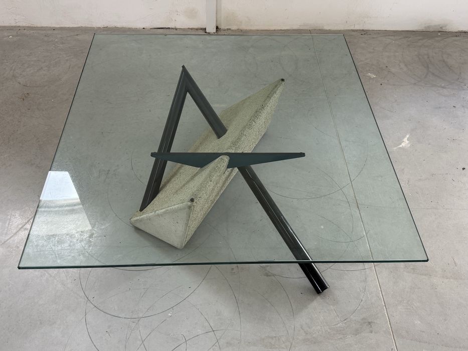 Duży,włoski stolik Allison marki Saporiti,proj. Franco Passarello,70s