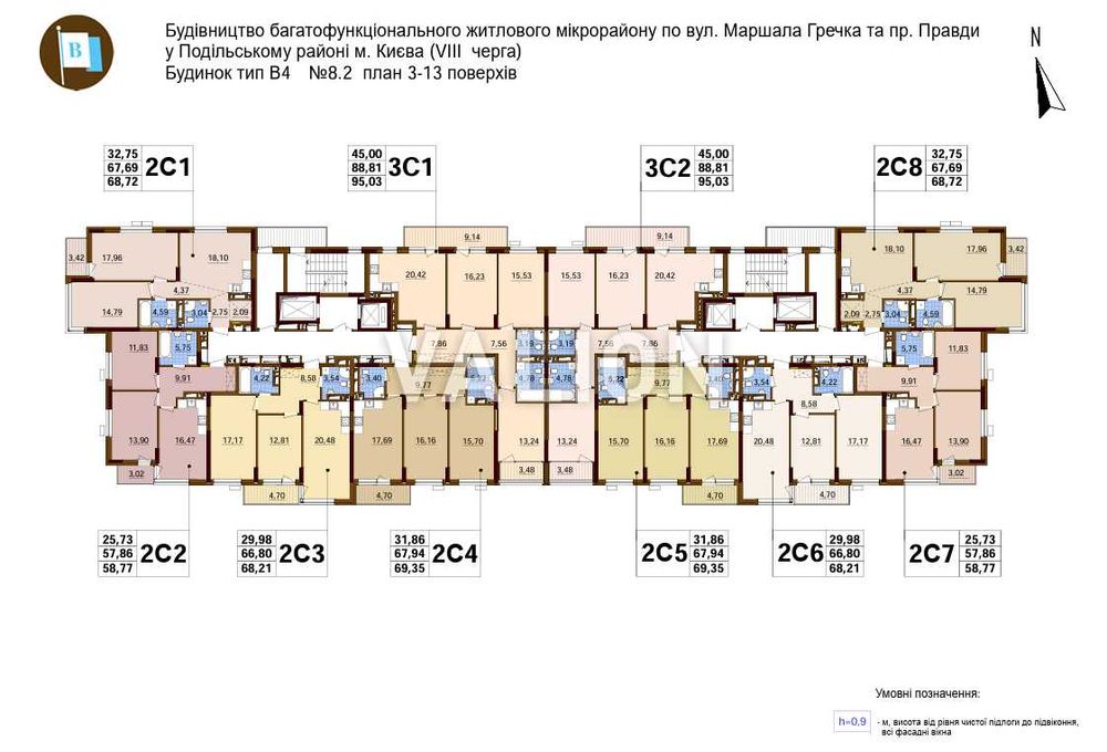 Продаж 3к квартири, Варшавський, 8 черга, Олеся Александра 2а