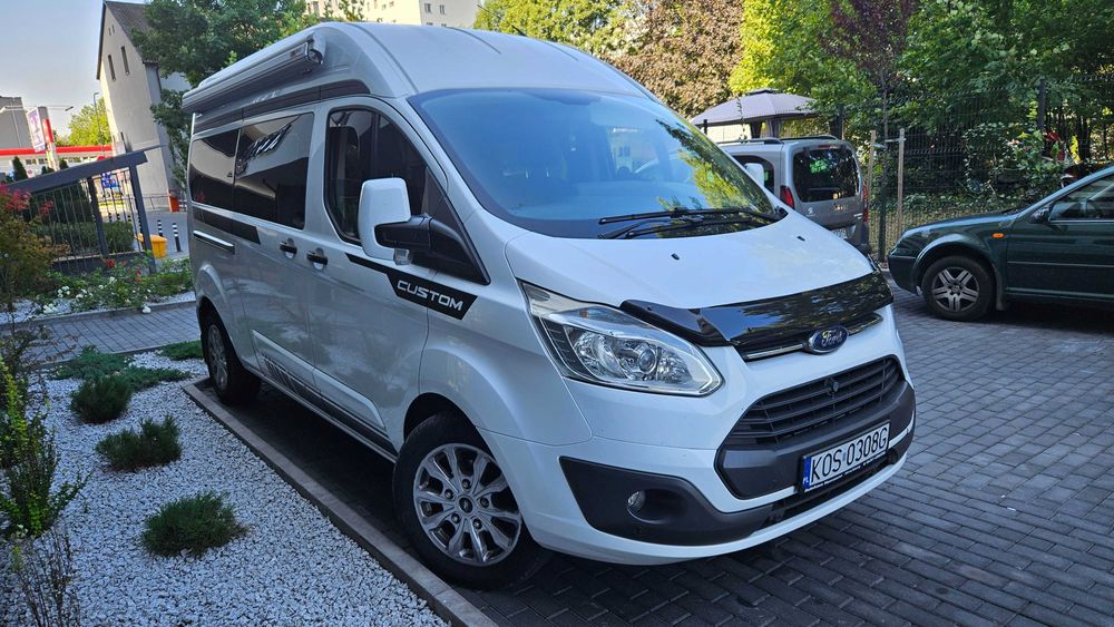 Ford transit custom 9 osób plus zabudowa kamper