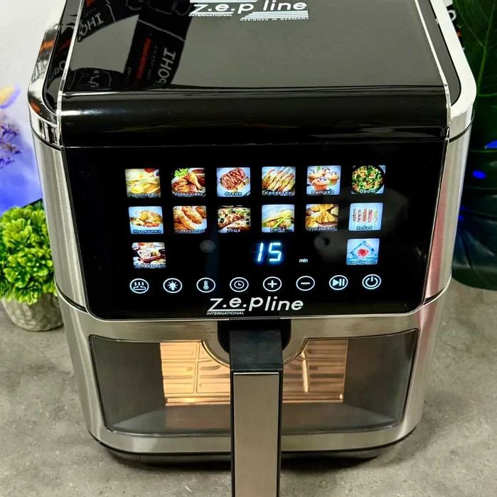 НЕМЕЦКАЯ Фритюрница аэрогриль 13 л с 2 тенами 4200 Вт Zepline ZP-00340
