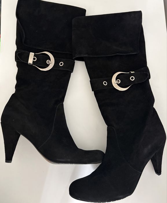 Kozaki prima moda 41 skóra naturalna eleganckie nowe czarne