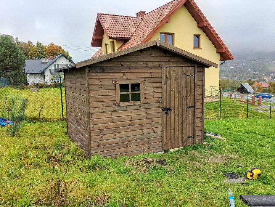 Domek narzędziowy, ogrodowy wymiary 4x3 szybkie terminy, transport pl
