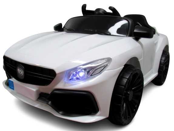 NOWE Auto na akumulator dla dzieci Cabrio Białe Pojazd Samochód - RATY