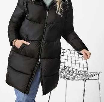 Płaszczyk-Kurtka Pikowana Damska Czarna ''46''