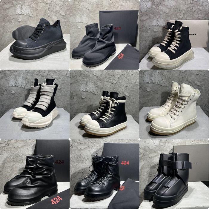 Rick Owens Sneakers/Boots/Drkshdw/Ramones/Geobasket/Army/Tractor/Jumbo