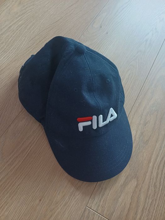 Czapka z daszkiem M granatowa Fila granatowa