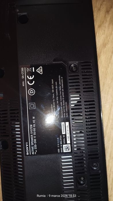 Sony soundbar SA CT-390