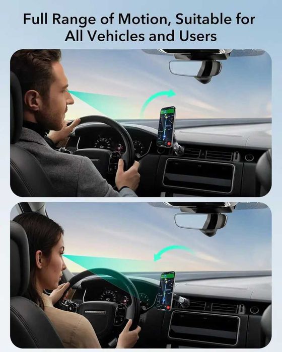 Магнитный автодержатель ESR OmniLock Magnetic Air Vent Car Mount Black