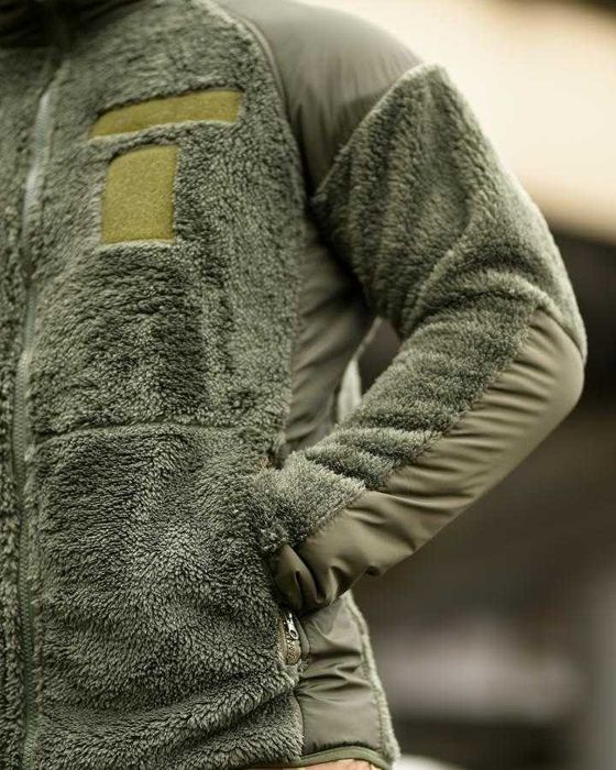 Тактична флісова куртка олива S-XXL  Тепла  Без передоплати