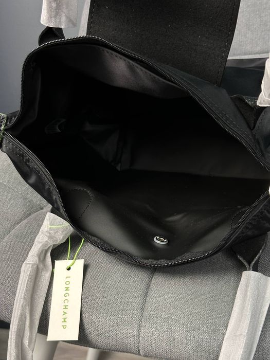 Сумка Longchamp Tote Bag чорна трендова сумочка 34/24