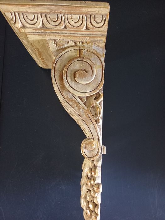 Coluna madeira maciça