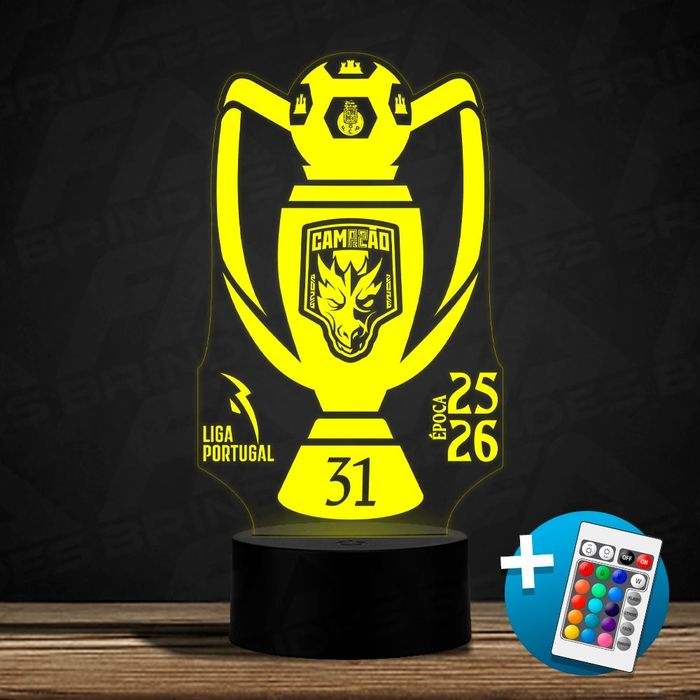 Candeeiro LED FC Porto Campeão 25/26