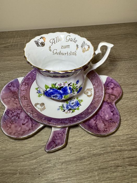 Filizanka porcelanowa prezent urodziny fajans