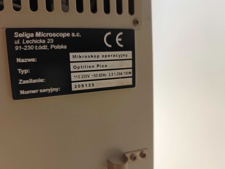 Mikroskop stomatologiczny Seliga