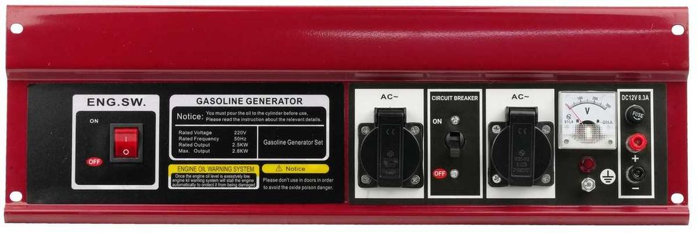 Панель управления генератора 168F, 170F в сборе, gen1314