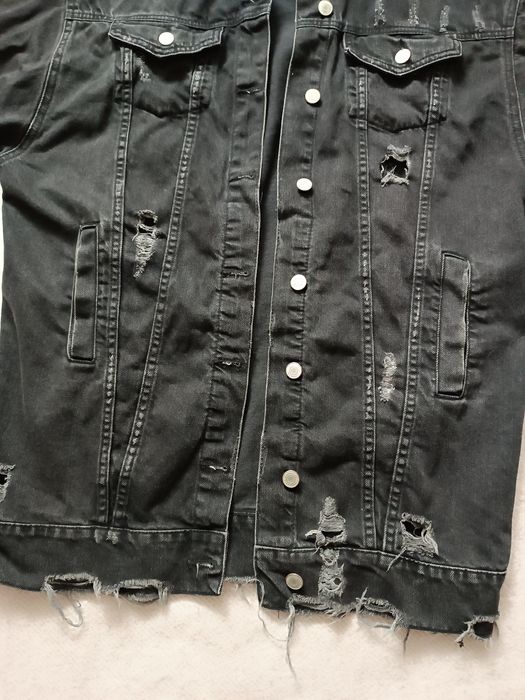 Подовжена джинсова куртка Zara
