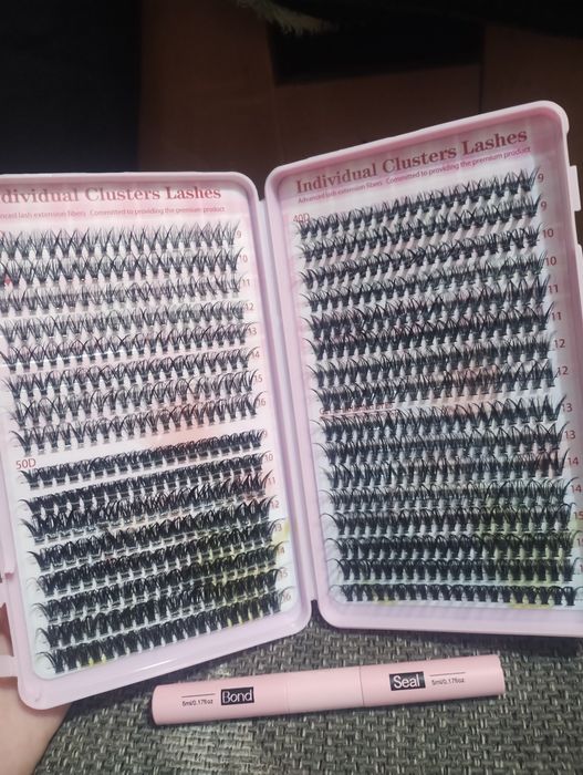 Rzęsy bondingowe 640 + klej