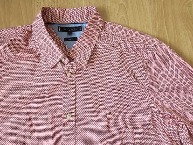 Koszula Tommy Hilfiger Slim Fit XL wzorek