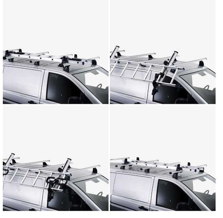 Belki dachowe Thule ProBar+ mocowanie drabiny Thule Ladder Tilt - bus