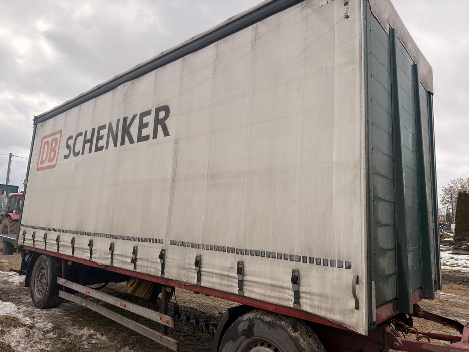 Zabudowa firanka plandeka przyczepy obermaier  7,4 x 2,5