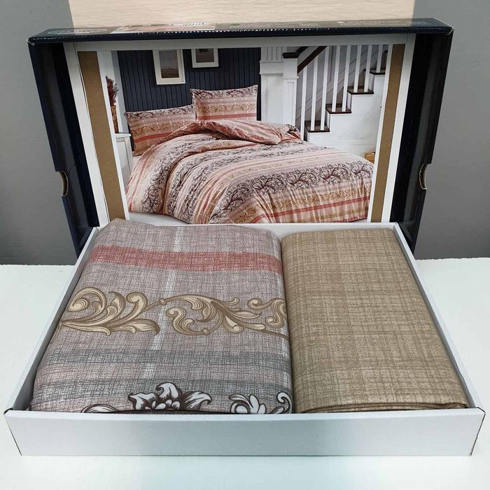 Акція! Турецькі бавовняні полуторні постільні  комплекти в асортименті