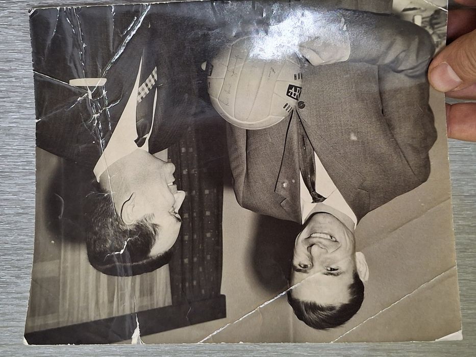 Lev yashin guarda redes mitico futebol  foto original