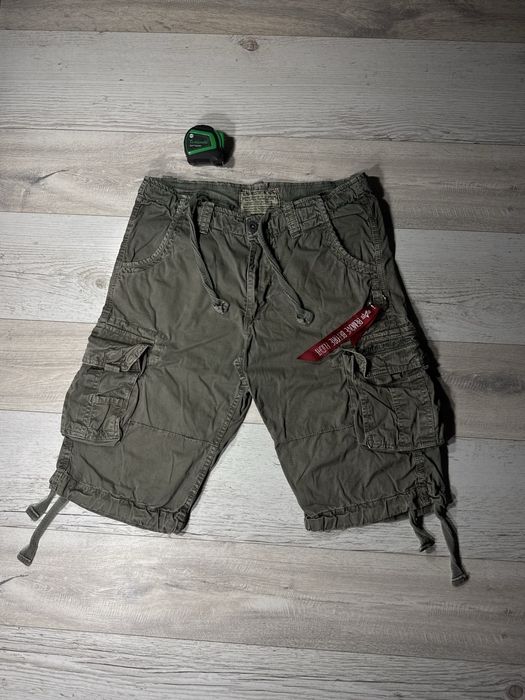 Шорти Alpha Industries карго military шорти тактичні шорти gorpcore хакі трекінгові