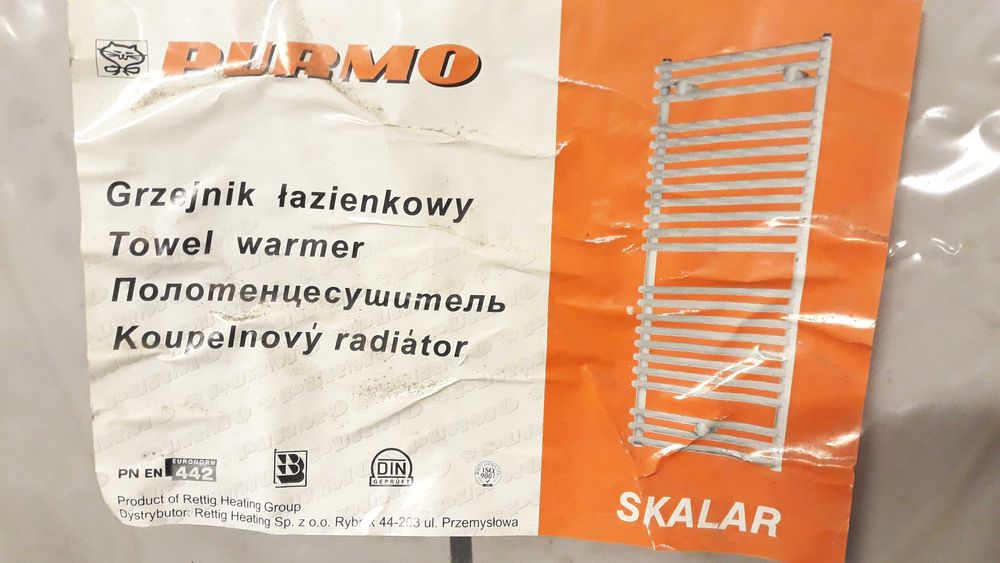 Grzejnik kaloryfer łazienkowy PURMO Skalar 50/180