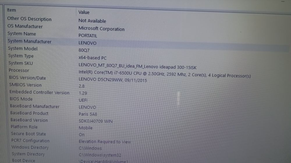 Portátil Lenovo Ideapad 300