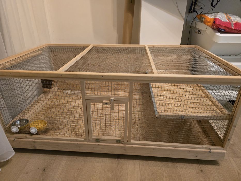 Klatka drewniana dla gryzoni