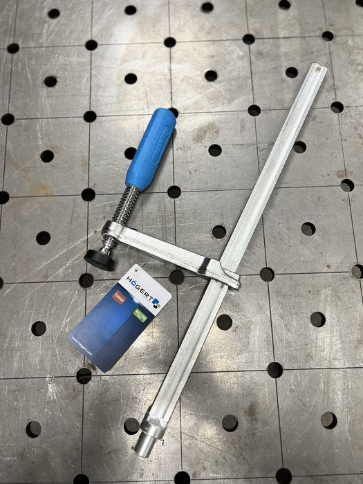 Ścisk spawalniczy do stołu system 16 kuty spawany tig 400mm x 120mm