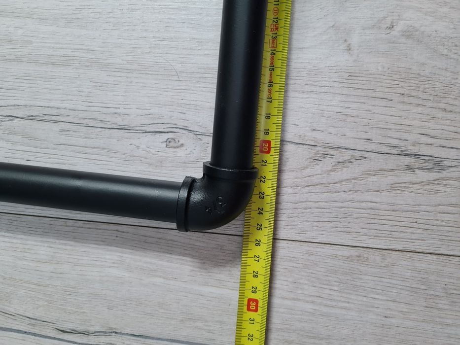 Wieszak na ubrania Industrial loft 120x25 cm rurki