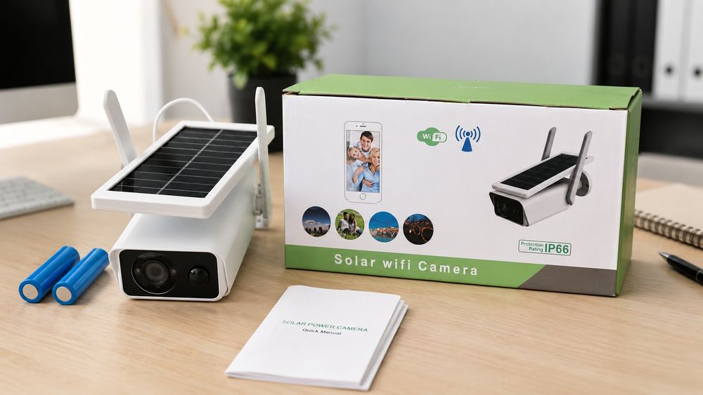 Câmera de Vigilância Solar WIFI  IP 66 NOVA 
 Câmara de Vigilância Solar Wi-Fi IP66 – Nova
 Câmara de Vigilância Solar Wi-Fi IP66 – Nova