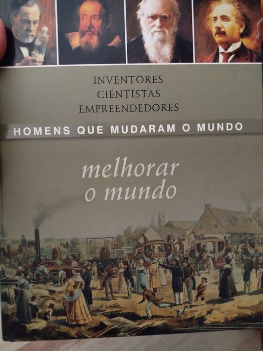 6 livros "Homens que mudaram o mundo '
