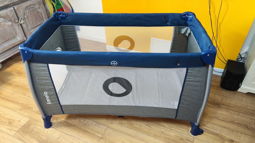 Lionelo Thomi Łóżeczko turystyczne Navy Blue