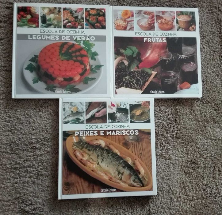 Coleção 10  livros de cozinha - Receitas Círculo de leitores