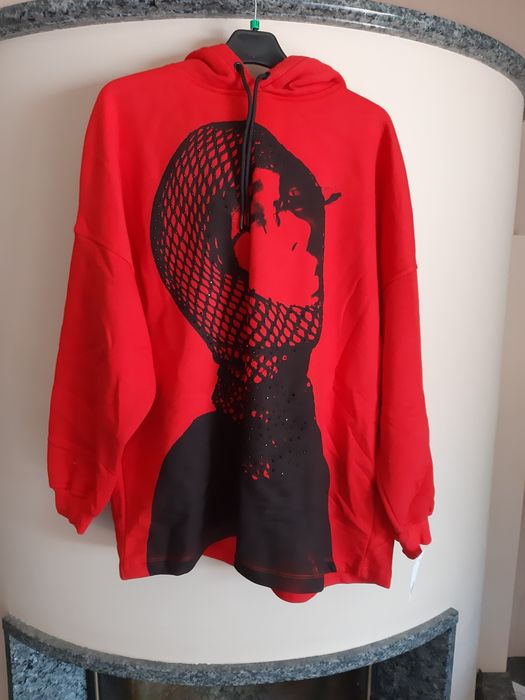 Bluza oversize Billie Eilish Bereshka czerwona dżety limited tkmaxx
