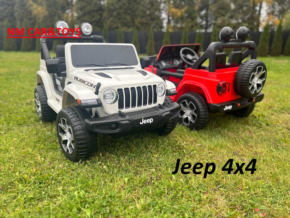 Auto autko samochód Jeep Wrangler Rubicon 4x4 na akumulator dla dzieci