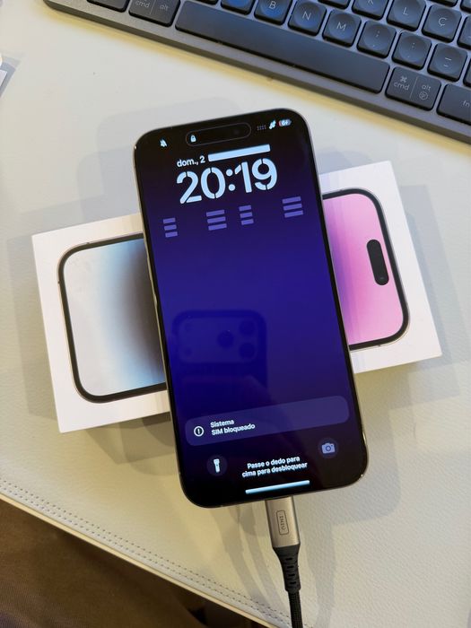 iPhone 15 Pro Max 256GB – Titânio Natural – Impecável