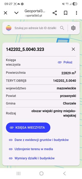 Działki leśne, rolno-leśne, las, 4,7ha.