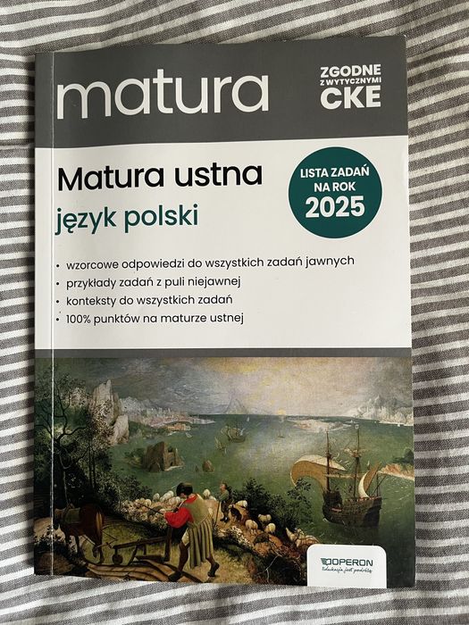 Matura ustna jezyk polski- stan bardzo dobry