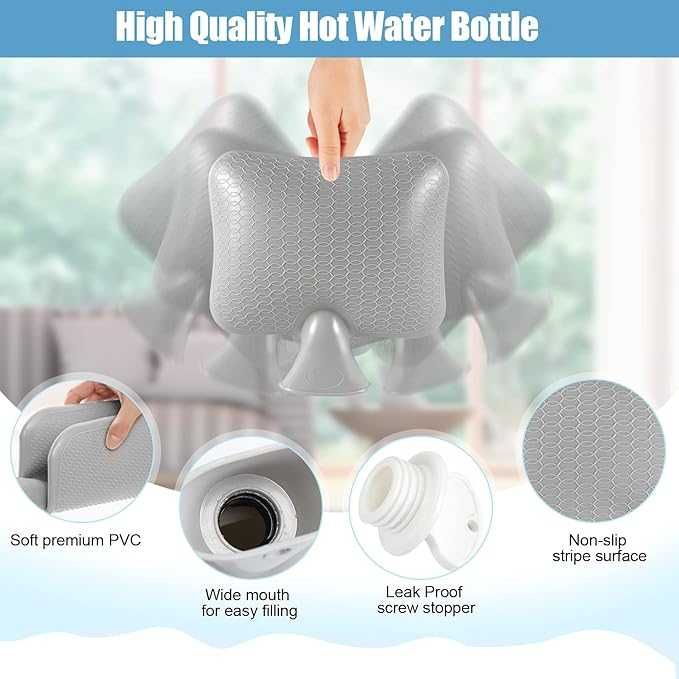 TORMOFOR duży pluszowy kotek gumowy na wodę 1,25 l S119