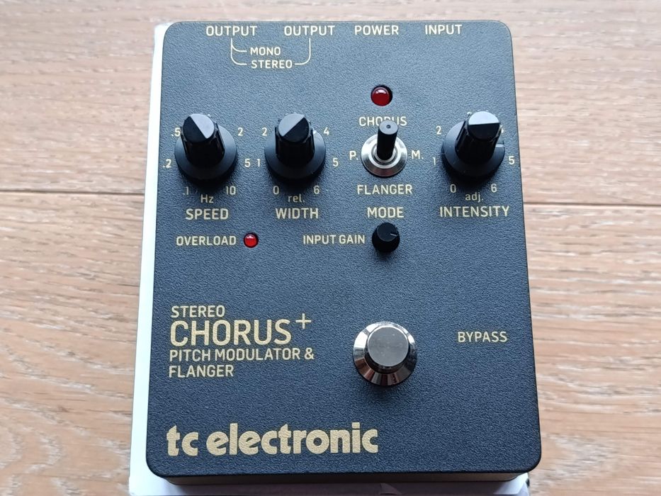 SCF Gold Chorus Flanger TC Electronic 9V