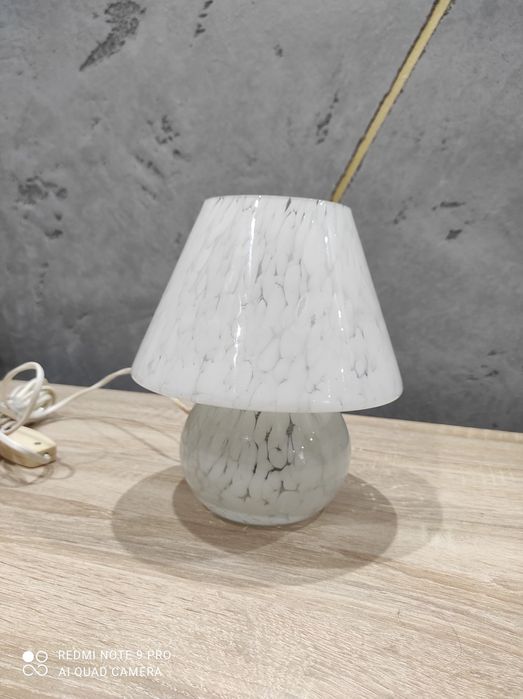 Lampka grzyb vintage prl murano