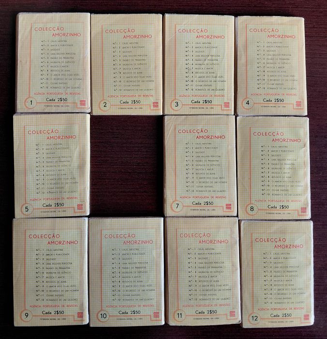 Lote antigo de livros coleção amorzinho