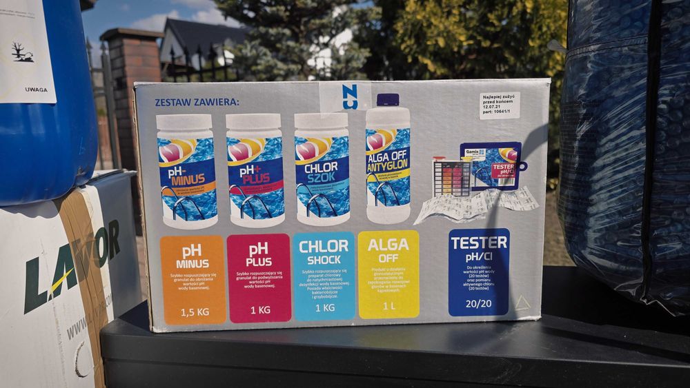 Basen ogrodowy-cały komplet