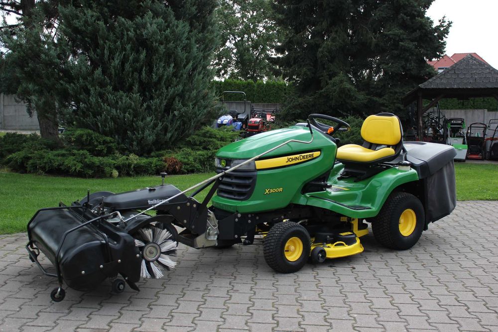 John deere X300R x 300 r Kawasaki V2 Zamiatarka  TRAKTOREK Kosiarka