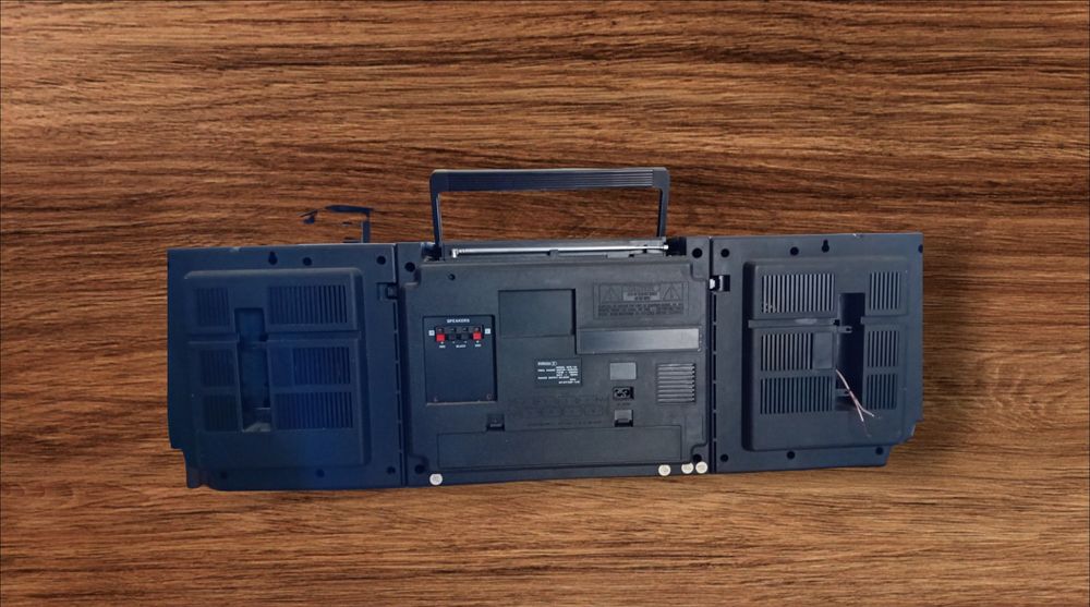 Radio de cassetes retro