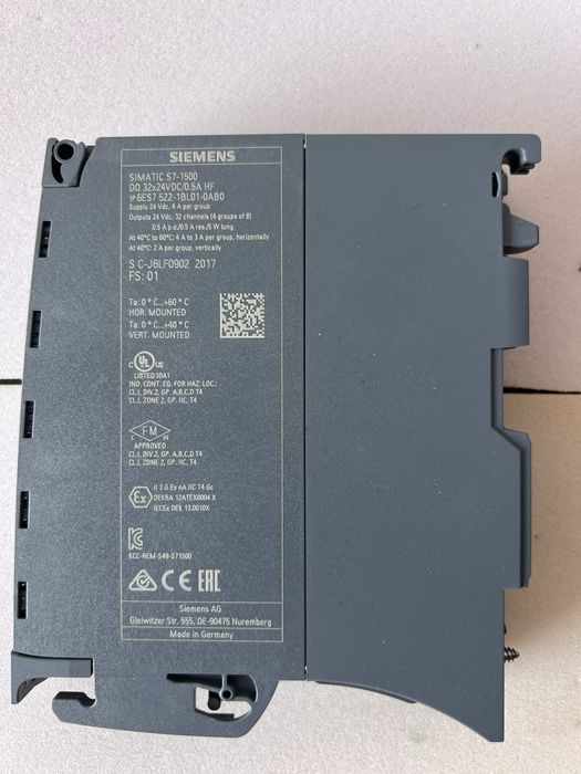 Siemens s7 moduł wyjść cyfrowych 6es7 522-1bl01-0ab0