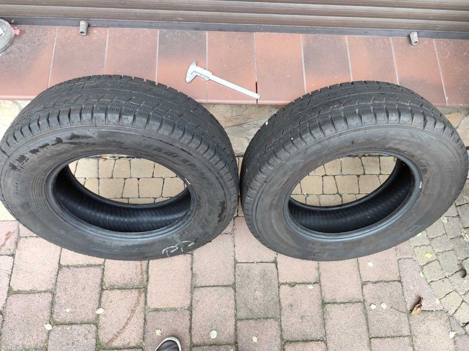 4 Opony Austone 2024r zimowe 215x75x16C 2x8mm i 2x5mm